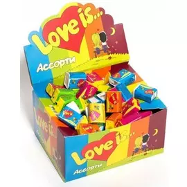 Жевательная резинка Love is 21г