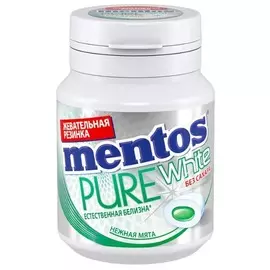 Жевательная резинка нежная мята Ментос 54г