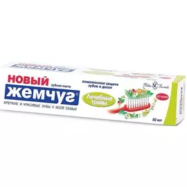 Зубная паста лечебные травы Новый Жемчуг 50мл