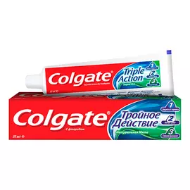 Зубная паста тройное действие Colgate 100мл