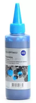 Чернила Cactus CS-I-EPT0632 (100 мл) голубой для Epson Stylus C67 Series, C87 Series, CX3700