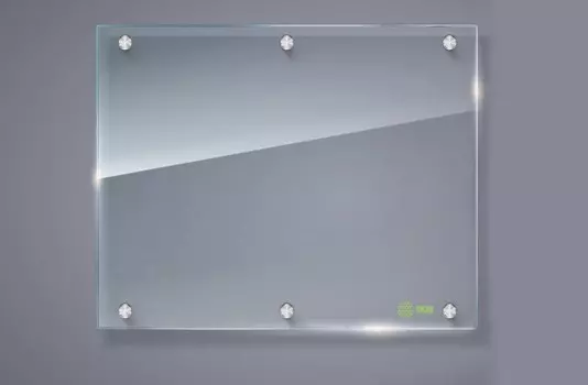Демонстрационная доска Cactus CS-GBD-120x150-TR (120x150 см.) маркерная, стеклянная, прозрачная