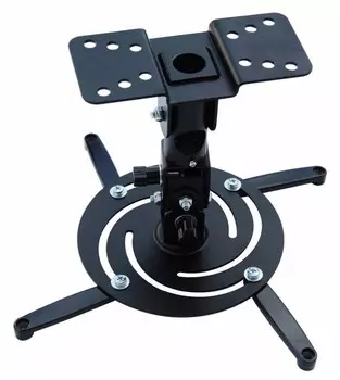 Кронштейн для проектора Cactus CS-VM-PR04-BK черный (до 10 кг.) настенный и потолочный, поворот и наклон