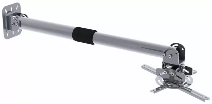 Кронштейн для проектора Cactus CS-VM-PR16L-AL серебристый (потолок до 13,6 кг., стена до 10 кг.) настенный и потолочный, поворот и наклон