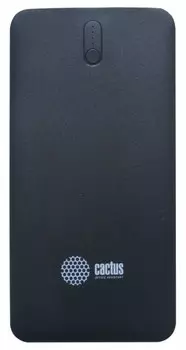Мобильный аккумулятор Cactus CS-PBAS283 Li-Pol 10000mAh 2A+2.4A черный/темно-серый 2xUSB