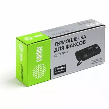 Термопленка Cactus CS-TTRP57 (KX-FA57A) черный для принтеров Panasonic KX FB421, FB421ru, FB422, FB422ru, FB423, FB423RU, FHD331, FHD332, FHD333, FHD341, FHD342, FHD343, FHD351, FHD352, FHD353, FHD361, FHD362, FHD363, FP341, FP342, FP343, FP343RU, FP361,