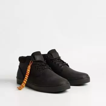 Черные кожаные ботинки Affex