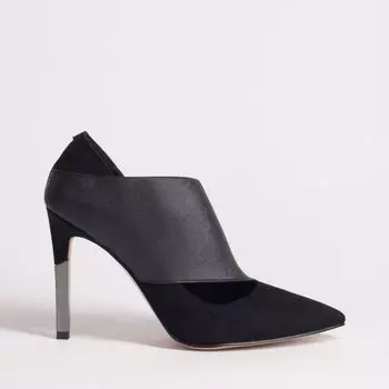 Черные туфли из искусственного велюра Calipso