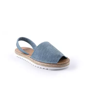 Голубые кожаные сандалии Calipso