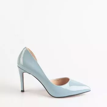 Голубые туфли из эко-кожи Calipso