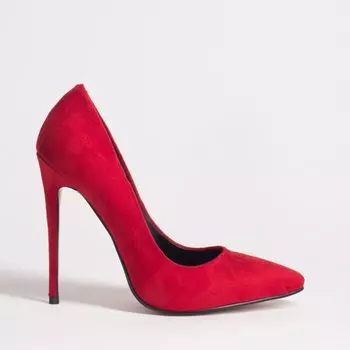 Красные туфли из искусственного велюра Calipso