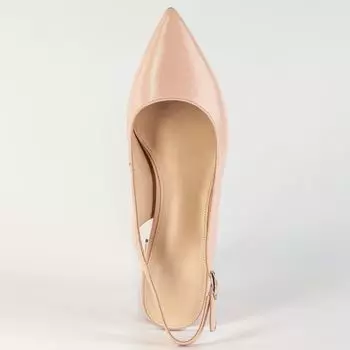 Розовые кожаные туфли Calipso