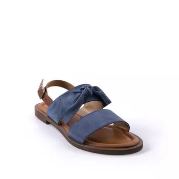 Синие кожаные сандалии Calipso