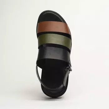 Зеленые кожаные сандалии Calipso