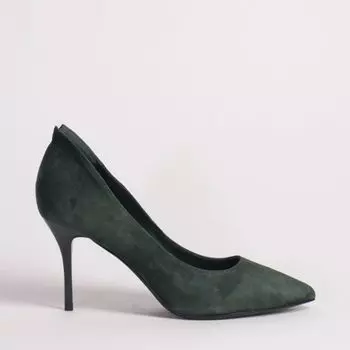 Зеленые туфли из натурального велюра Calipso