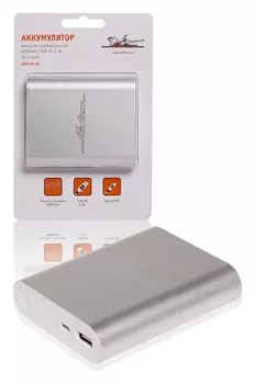 Аккумулятор внешний универсальный 6000мАч: USB 5V 1A AIRLINE