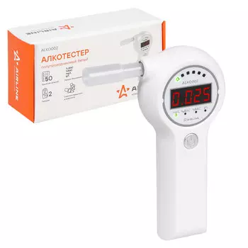 Алкотестер полупроводниковый белый AIRLINE
