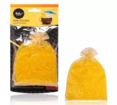 Ароматизатор "Мешочек XXL с гранулами" 80гр пина колада AIRLINE