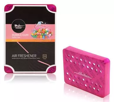 Ароматизатор под сиденье гелевый мини "Тайга" бабл гам AIRLINE