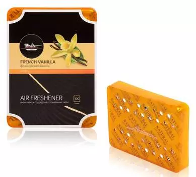 Ароматизатор под сиденье гелевый мини "Тайга" французская ваниль AIRLINE