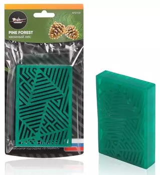 Ароматизатор под сиденье пластик "3D-лабиринт" хвойный лес AIRLINE