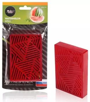 Ароматизатор под сиденье пластик "3D-лабиринт" арбузная свежесть AIRLINE