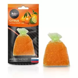 Ароматизатор подвесной "Мешочек с гранулами" цитрусовый сад AIRLINE