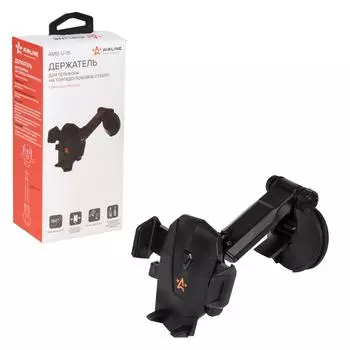 Держатель для телефона на торпедо/лоб. стекло присоска-липучка AIRLINE