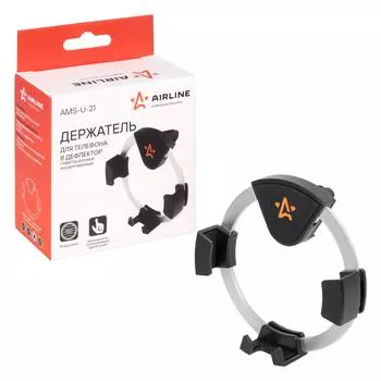 Держатель для телефона в дефлектор гравитационный анодированный AIRLINE