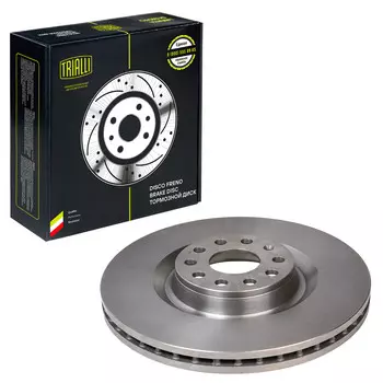 Диск тормозной для автомобилей Audi A3 (03-) / VW Golf V (03-)/Golf VI (08-) передний d=345 TRIALLI