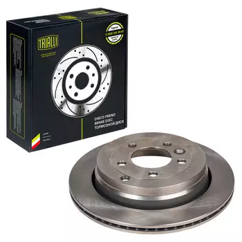 Диск тормозной для автомобилей Land Rover Discovery III (04-) / Discovery IV (09-) / Range Rover Sport I (05-) задний d=325 TRIALLI