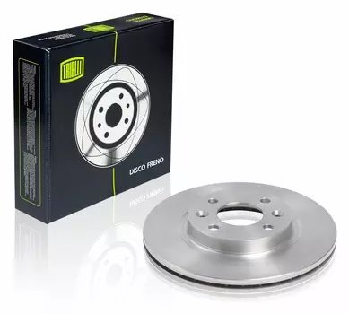 Диск тормозной передний для автомобилей для автомобилей Лада Largus (12-) без ABS/Renault Logan (07-) TRIALLI