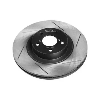 Диск тормозной высокоуглеродистый с технической выточкой и окраской передний левый для автомобилей Subaru Impreza, Forester (98-) d=294 5*100 TRIALLI