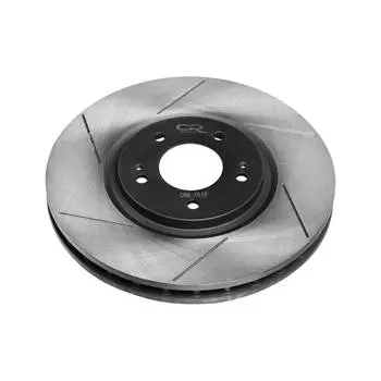 Диск тормозной высокоуглеродистый с технической выточкой и окраской передний правый для автомобилей Mitsubishi Lancer EVO 7-9 d=320 5*114,3 TRIALLI