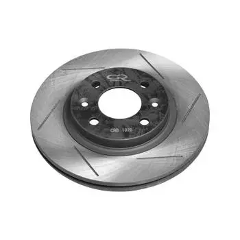 Диск тормозной высокоуглеродистый с технической выточкой и окраской передний левый для автомобилей Renault Logan (07-) d=259 4*100 TRIALLI