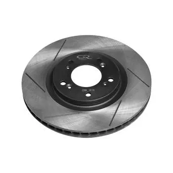 Диск тормозной высокоуглеродистый с технической выточкой и окраской передний левый для автомобилей Honda S2000 (99-) d=300 5*114,3 TRIALLI