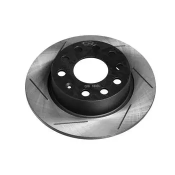 Диск тормозной высокоуглеродистый с технической выточкой и окраской задний для автомобилей VW Golf (07-) d=253 5*11 TRIALLI