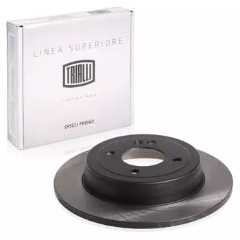Диск тормозной задний для автомобилей Hyundai Solaris (10-) (17-) d=262 Linea Superiore TRIALLI