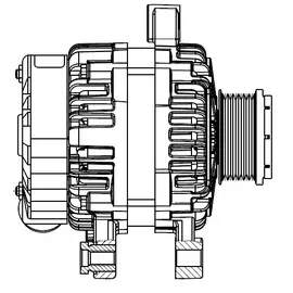 Генератор для автомобилей Great Wall Hover H6 (11-) 1.5T 105A (LG 3001) StartVolt