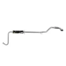 Глушитель для автомобилей ZAZ Chance доп. (резонатор) с гофрой (нержавеющая алюминизированная сталь) TRIALLI