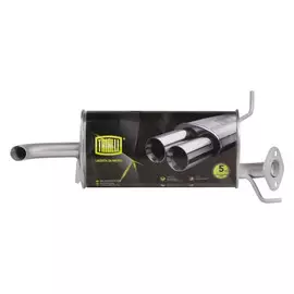 Глушитель для автомобилей Kia Spectra (00-) основной (нержавеющая алюминизированная сталь) TRIALLI