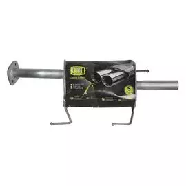 Глушитель для автомобилей Nissan Almera N16 (00-) основной (нержавеющая алюминизированная сталь) TRIALLI