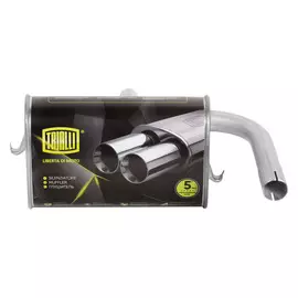 Глушитель для автомобилей Лада 1111 основной (нержавеющая алюминизированная сталь) TRIALLI