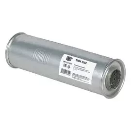 Глушитель универсальный (круглый) D=101 с перфорированным диффузором L=330, d=50 (нержавеющая алюминизированная сталь) TRIALLI