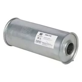 Глушитель универсальный (круглый) D=138, L=330, d=50 (нержавеющая алюминизированная сталь) TRIALLI