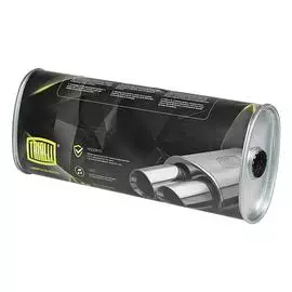 Глушитель универсальный (овальный) 131х221 с перфорированным диффузором L=540, d=50 (нержавеющая алюминизированная сталь) TRIALLI