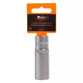 Головка торцевая 1/2" DR шестигранная 19мм глубокая AIRLINE