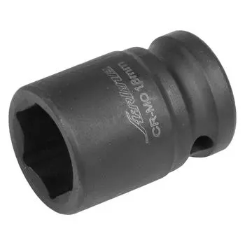 Головка ударная торцевая 1/2" DR шестигранная 18мм AIRLINE