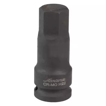 Головка ударная торцевая 1/2" DR внешний шестигранник H22 AIRLINE