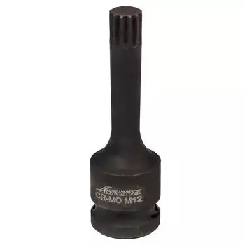 Головка ударная торцевая 1/2" DR внешний SPLINE M12 AIRLINE